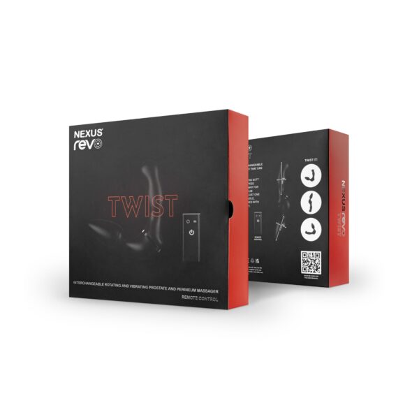 Nexus - Revo Twist Dubbele Anaal & Prostaat Stimulator - Zwart - Afbeelding 7