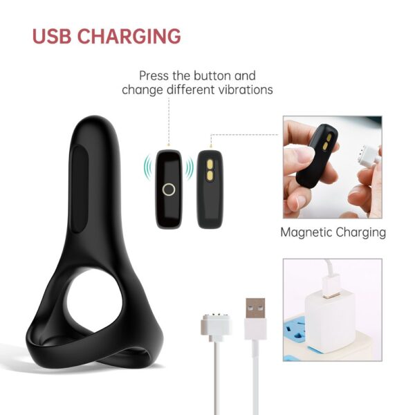 Magic Motion - Rise Smart Vibrerende Cockring - Black - Afbeelding 2