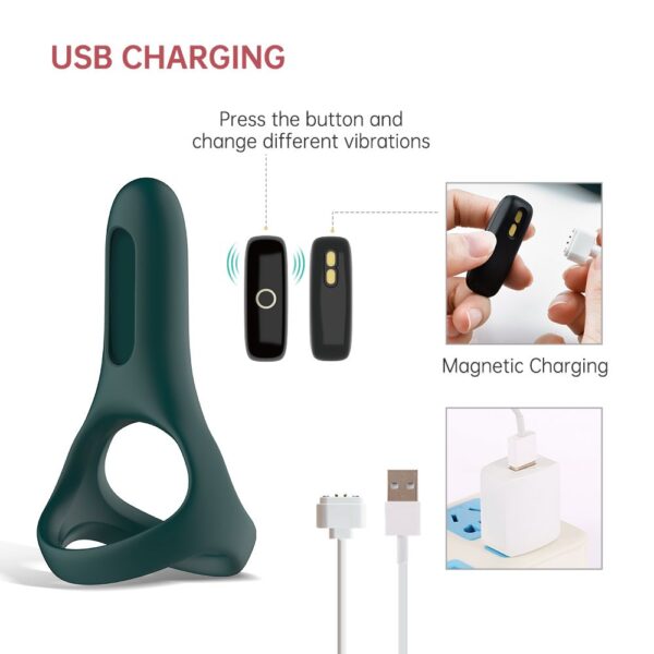 Magic Motion - Rise Smart Vibrerende Cockring - Groen - Afbeelding 3