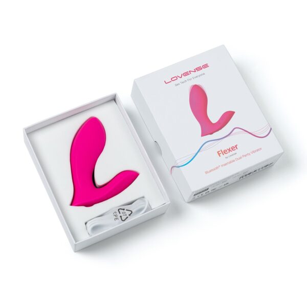 Lovense - Flexer Inbrengbare Dubbele Panty Vibrator - Afbeelding 6