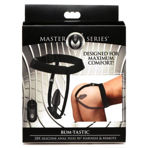 Bum-Tastic Vibrerende Anaal Plug met Harnas & Afstandsbediening - Afbeelding 11