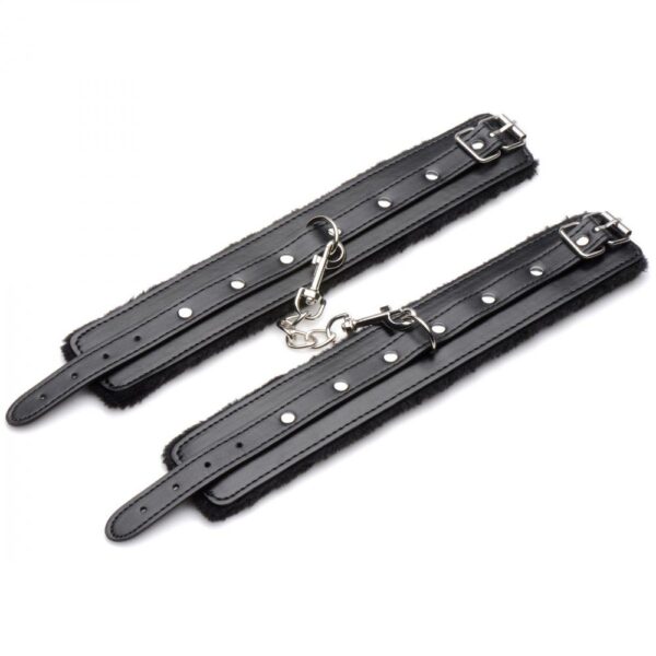 Hook Up 10-delige Pluche Bondage Set - Zwart - Afbeelding 10