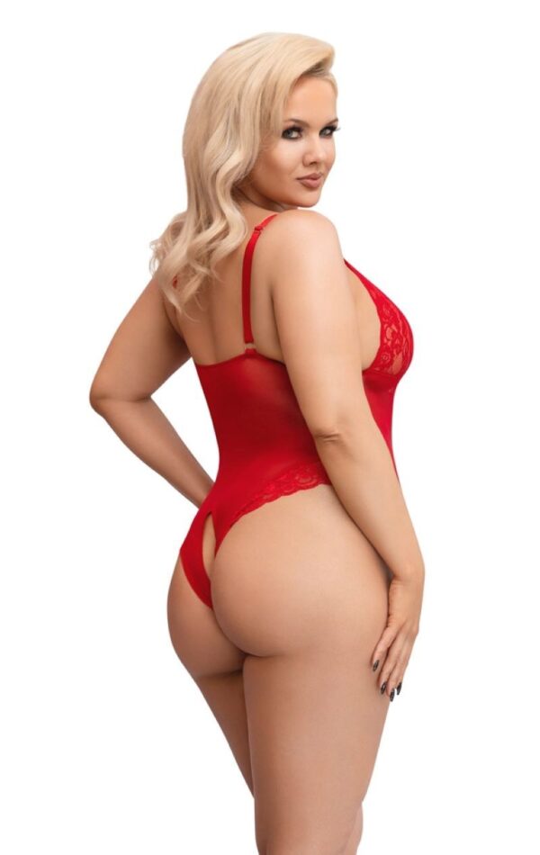 Body Met Open Kruisje - Rood - Afbeelding 2