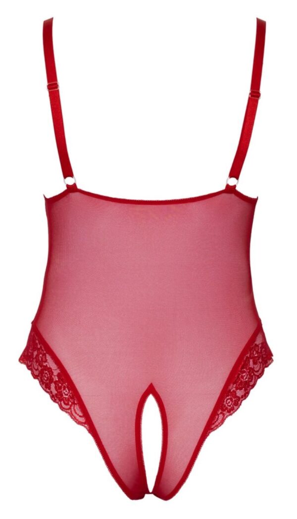 Body Met Open Kruisje - Rood - Afbeelding 5