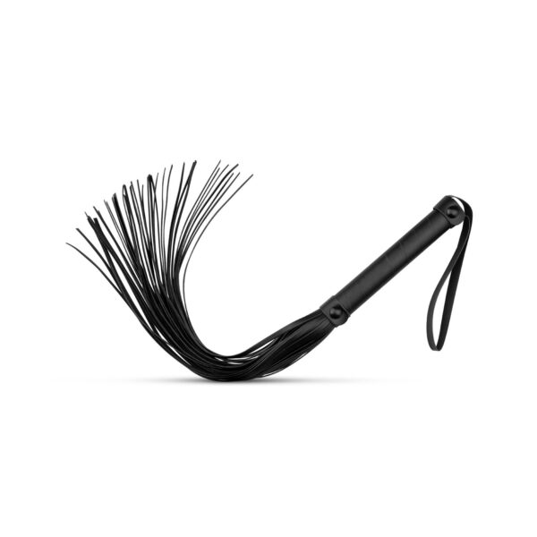 Kunstleren Flogger - Zwart - Afbeelding 6