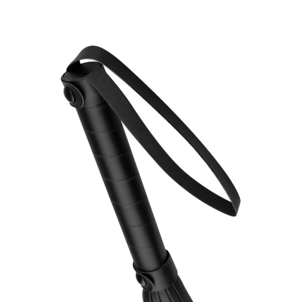 Kunstleren Flogger - Zwart - Afbeelding 7