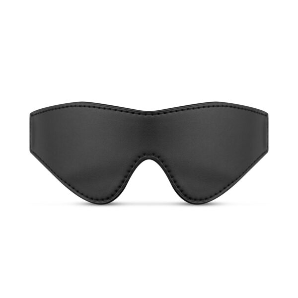 Imitatieleren Oogmasker - Zwart - Afbeelding 4
