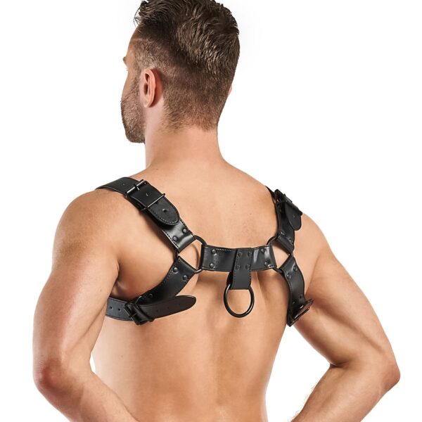 Bruno Bondage Harnas - Zwart - Afbeelding 2