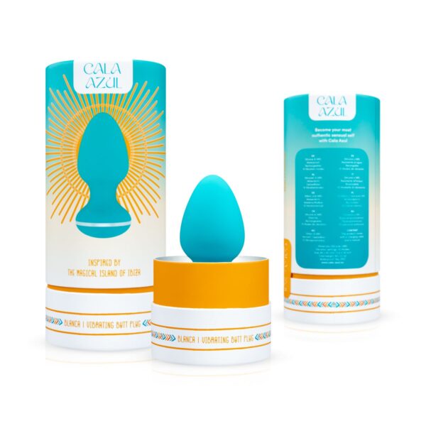 Cala Azul - Blanca Vibrerende Anaal Plug - Afbeelding 8