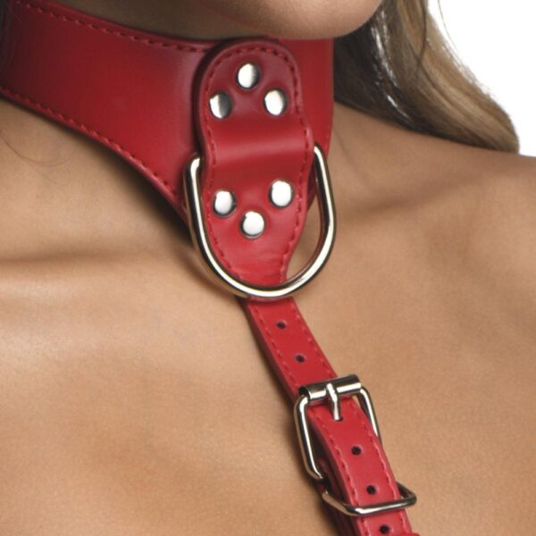 Female Chest Harnas - Rood - Afbeelding 4