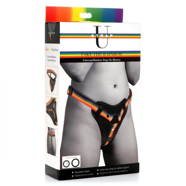 Take the Rainbow Universeel Strap-on Harnas - Afbeelding 5