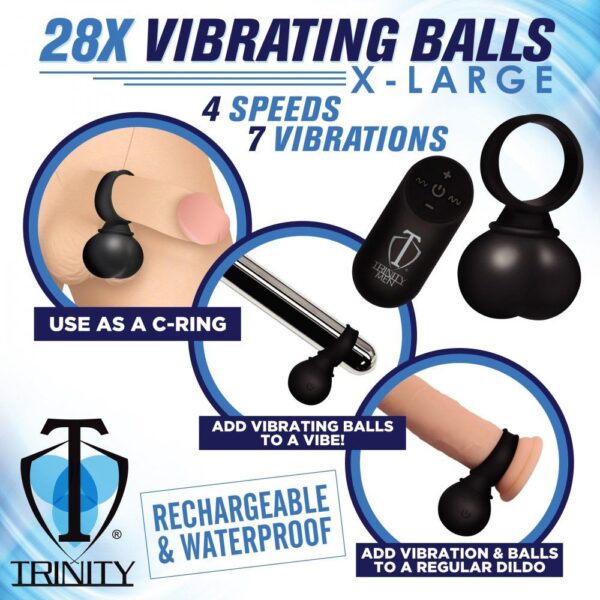 Trinity Vibes - Vibrerende Ballen - X-Large - Afbeelding 6