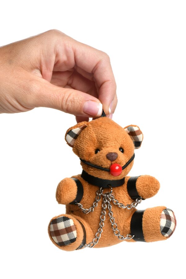 Gagged Teddy Bear Sleutelhanger - Afbeelding 2