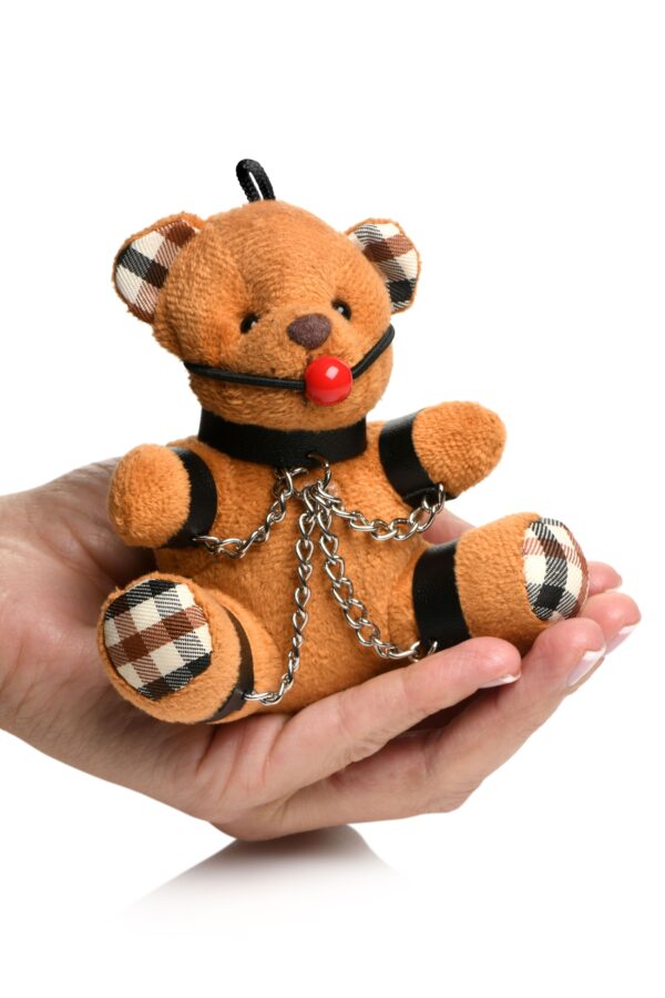 Gagged Teddy Bear Sleutelhanger - Afbeelding 3