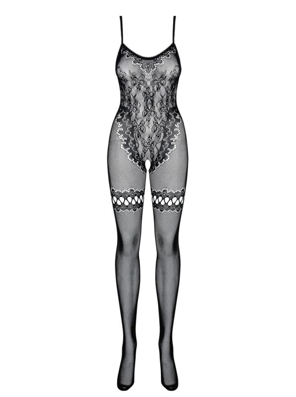 Gebloemde Catsuit Met Open Kruis - Afbeelding 7