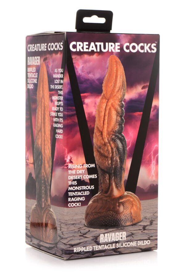Ravager Geribbelde Tentakel Dildo - Afbeelding 6