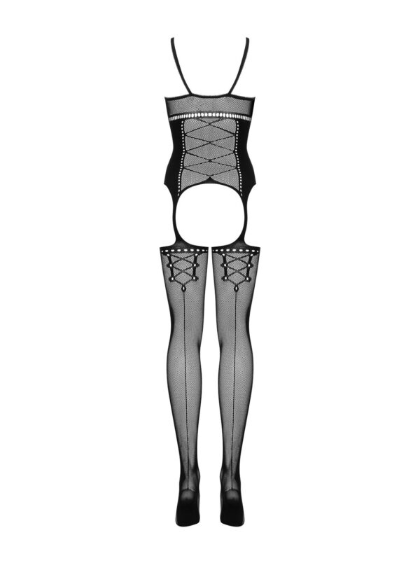 Jarretel Catsuit Met Body Design - Afbeelding 4