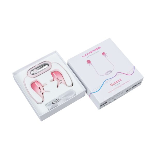 Lovense - Gemini Vibrerende Tepelklemmen App Controlled - Afbeelding 5