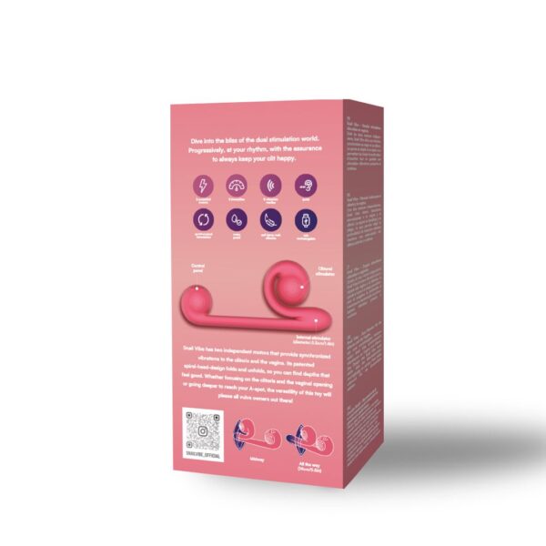 Snail Vibe Duo Vibrator - Roze - Afbeelding 12