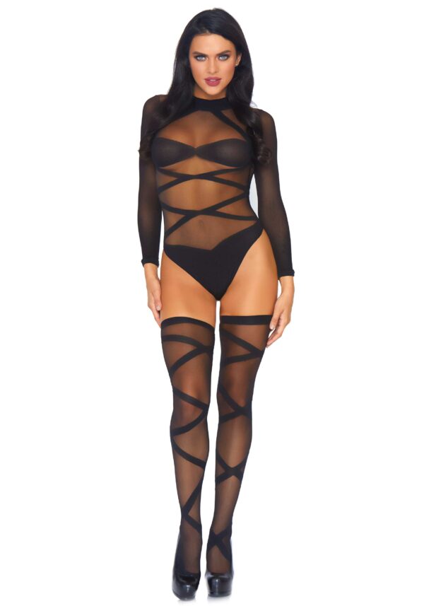 Truth Or Dare Body & Kousen Set - Zwart - Afbeelding 3