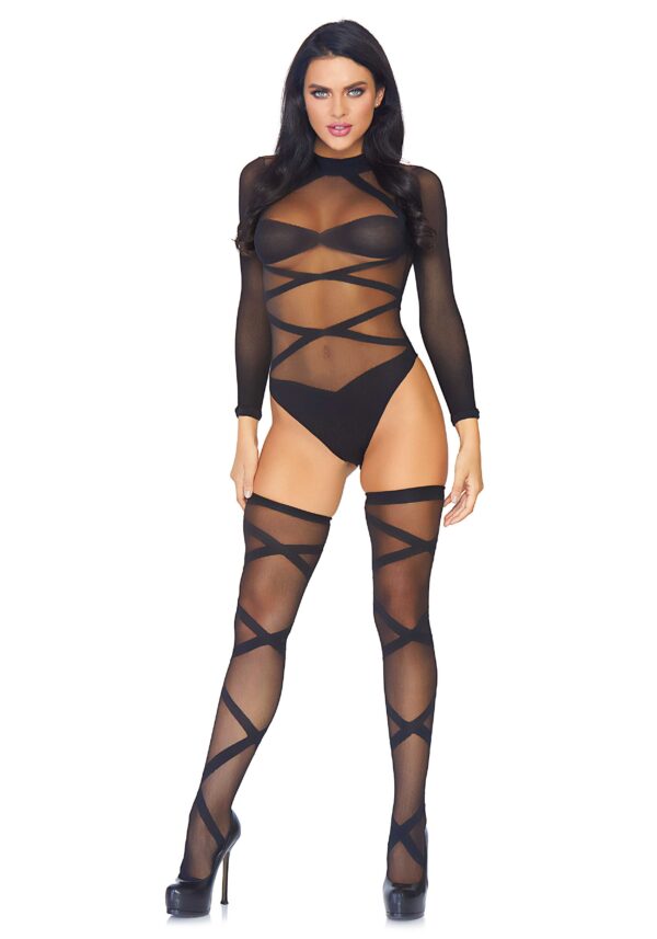 Truth Or Dare Body & Kousen Set - Zwart - Afbeelding 6
