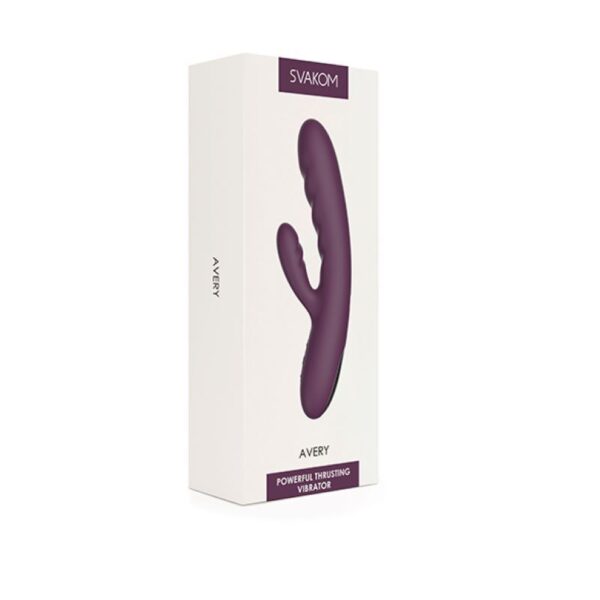 SVAKOM - Avery Krachtige Stotende Vibrator - Lila - Afbeelding 6