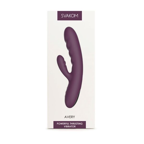 SVAKOM - Avery Krachtige Stotende Vibrator - Lila - Afbeelding 7