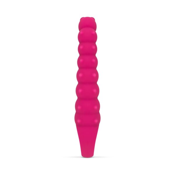 Geribbelde Tarzan Vibrator - Roze - Afbeelding 3
