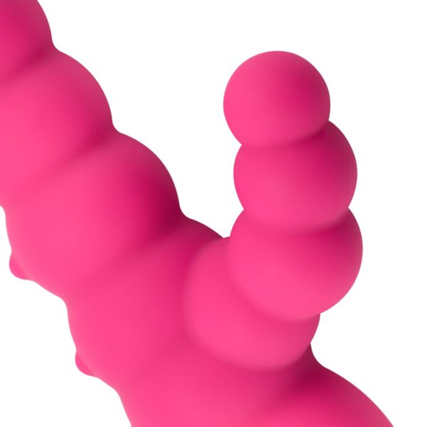 Geribbelde Tarzan Vibrator - Roze - Afbeelding 5