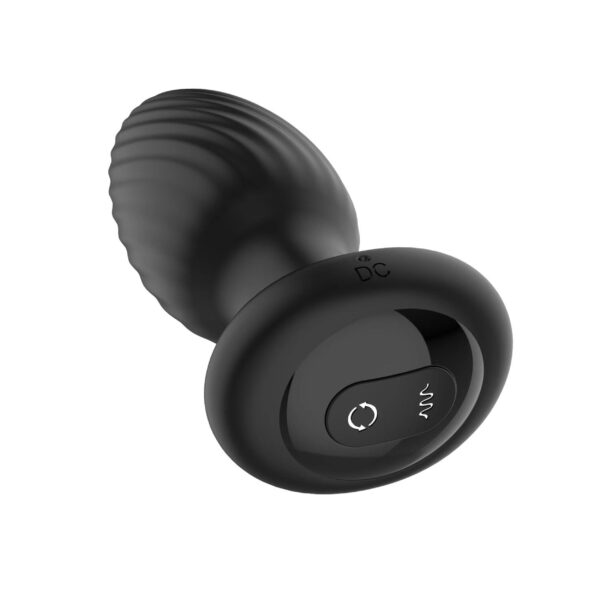 Nexus - Tornado Roterende Butt Plug - Zwart - Afbeelding 3