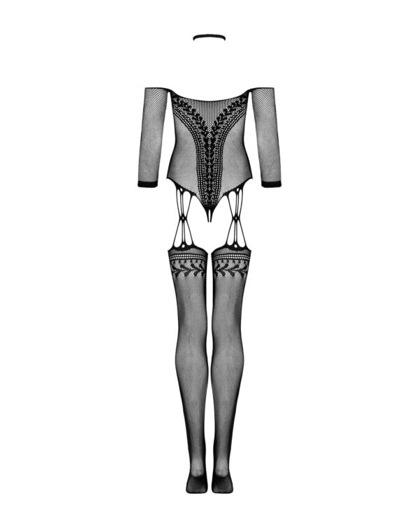 Mesh Catsuit - Zwart - Afbeelding 4