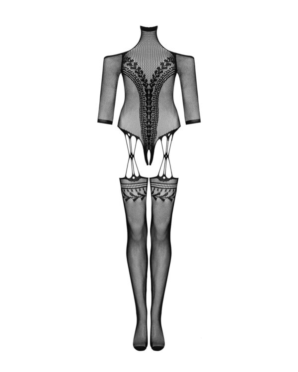 Mesh Catsuit - Zwart - Afbeelding 5