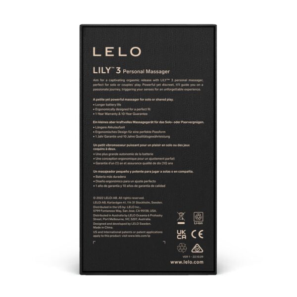LELO - Lily 3 Personal Massager - Dark Plum - Afbeelding 4