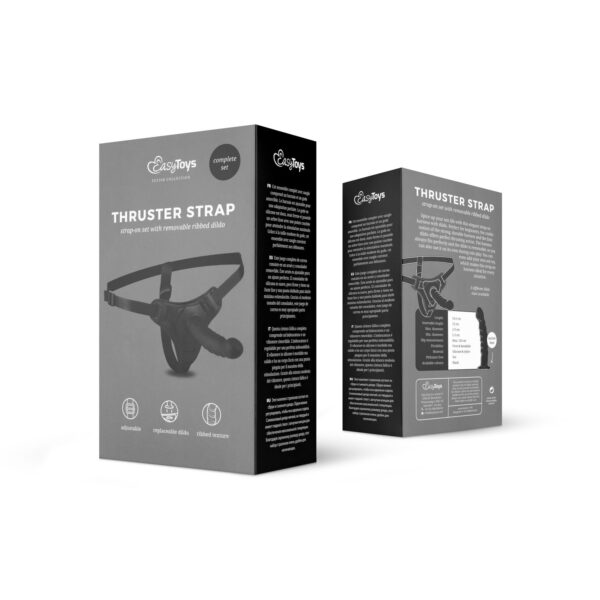 Siliconen Strap-On - Gebogen - Afbeelding 3