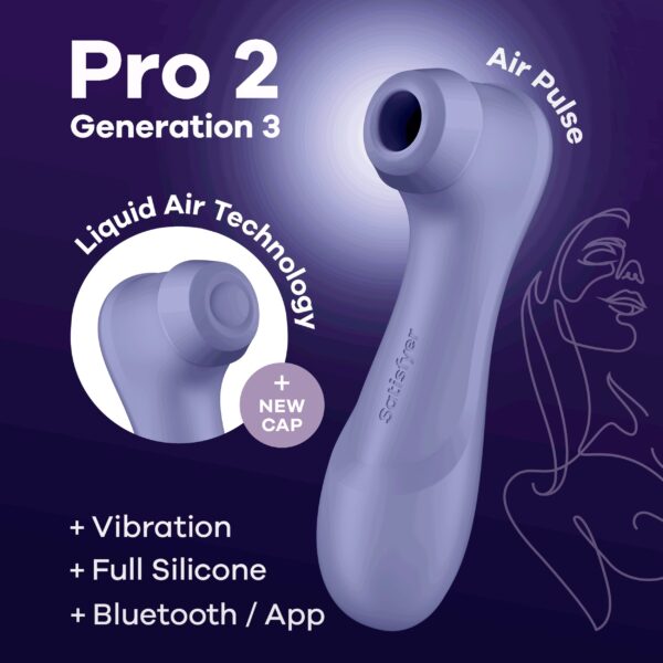 Satisfyer Pro 2 - Generation 3 App Controlled - Lila - Afbeelding 4