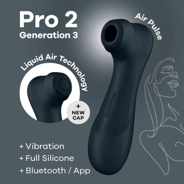 Satisfyer Pro 2 - Generation 3 App Controlled - Zwart - Afbeelding 3