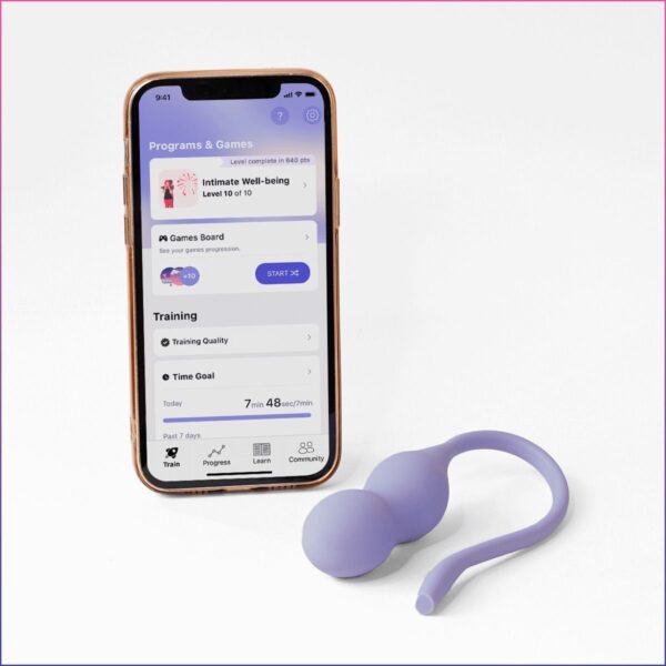 Perifit Care+ Dynamische Kegel-oefenapparaat - Lila - Afbeelding 10