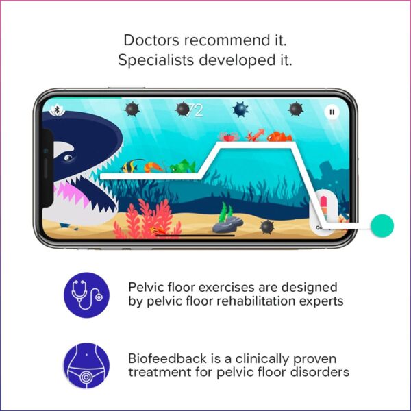 Perifit Care+ Dynamische Kegel-oefenapparaat - Lila - Afbeelding 4