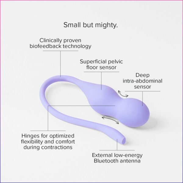 Perifit Care+ Dynamische Kegel-oefenapparaat - Lila - Afbeelding 8