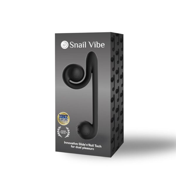 Snail Vibe Duo Vibrator - Zwart - Afbeelding 5