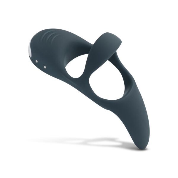 Boners Triple Cockring - Blauw - Afbeelding 10