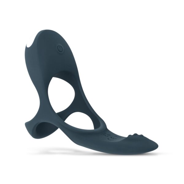 Boners Triple Cockring - Blauw - Afbeelding 11