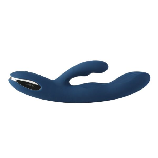 Svakom - Aylin Krachtige Pulserende Vibrator met Twee Koppen - Donkerblauw - Afbeelding 2
