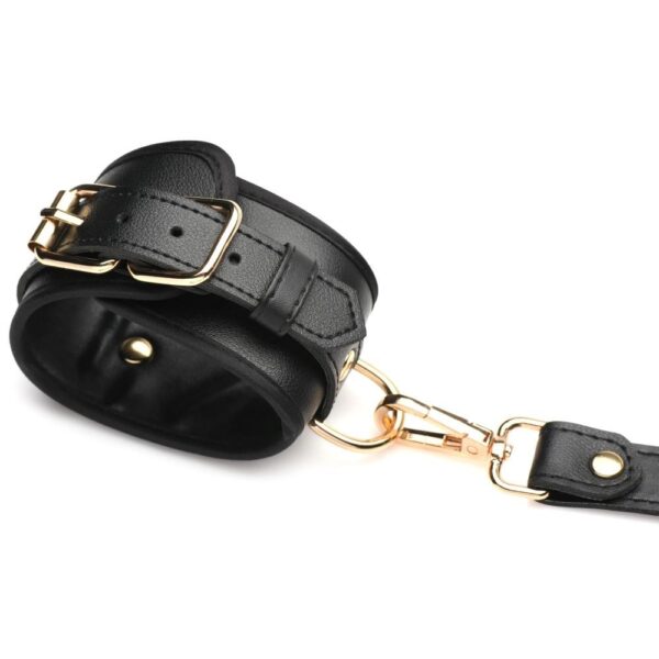 Bondageharnas met strikken M/L - Zwart - Afbeelding 3