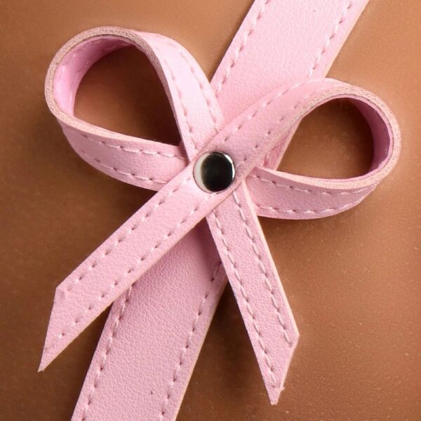 Bondageharnas met strikken M/L - Roze - Afbeelding 2