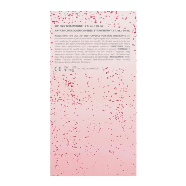 System JO - Sweet & Bubbly Set Champagne & Chocolate Covered Strawberry - Afbeelding 2