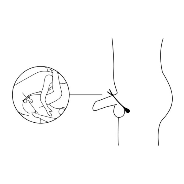 Nexus - Forge Vibrerende Lasso Cockring - Afbeelding 4