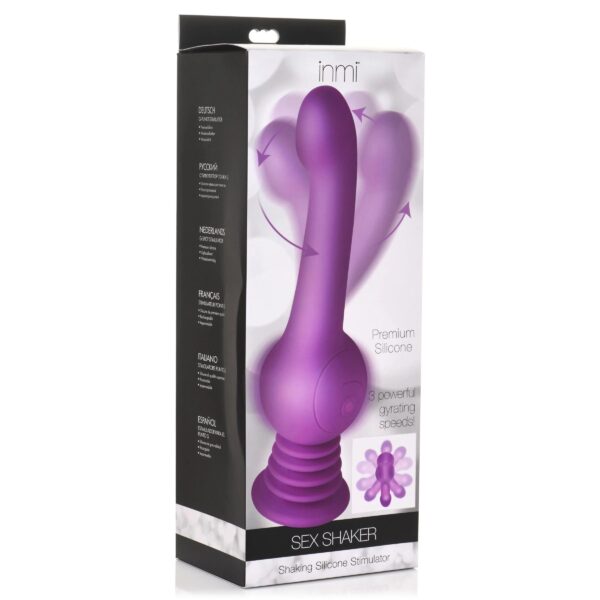 IN Shaking Siliconen Stimulator - Paars - Afbeelding 7