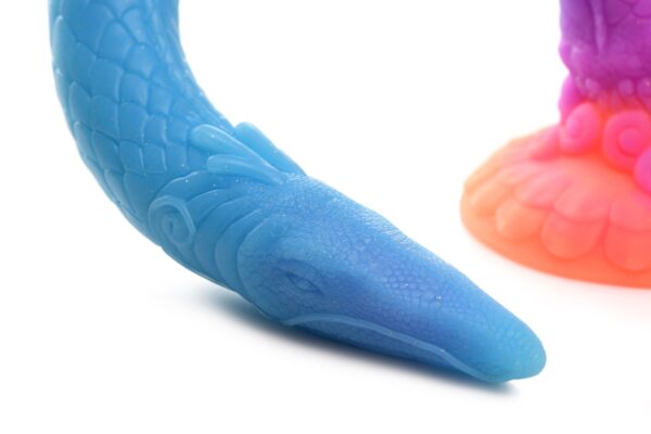 Glow-in-the-Dark Dragon Siliconen Anaal Dildo - Afbeelding 3