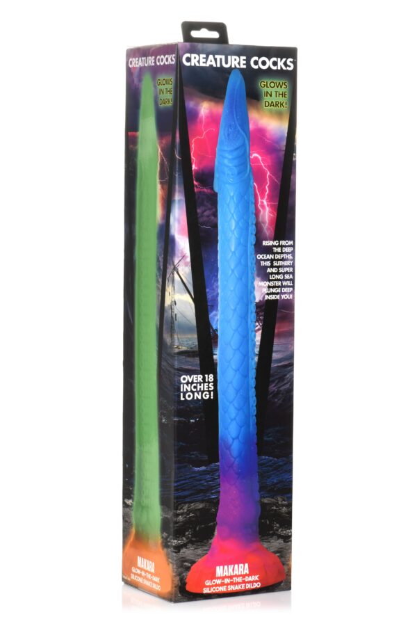 Glow-in-the-Dark Dragon Siliconen Anaal Dildo - Afbeelding 6